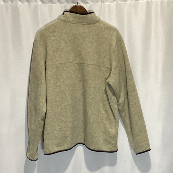 1662. Men’s Nike ACG Cream & Gray Fuzzy Pullover Large EUC - Picture 2 of 4